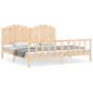 Preview: Massivholzbett ohne Matratze 200x200 cm Kiefer