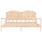 Preview: Massivholzbett ohne Matratze 200x200 cm Kiefer