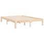 Preview: Massivholzbett ohne Matratze 140x190 cm Kiefernholz