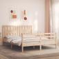 Preview: ARDEBO.de - Massivholzbett mit Kopfteil 160x200 cm