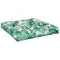 Preview: ARDEBO.de - Palettensofa-Kissen Blattmuster 70x70x12 cm