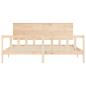 Preview: Massivholzbett ohne Matratze 200x200 cm Kiefer