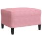Preview: 4-tlg. Sofagarnitur mit Kissen Rosa Samt