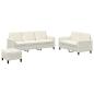 Preview: 3-tlg. Sofagarnitur Creme Samt
