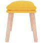 Preview: Fußhocker Senfgelb 45x29,5x35 cm Stoff