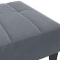Preview: Fußhocker Dunkelgrau 77x55x31 cm Samt