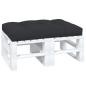 Preview: ARDEBO.de - Palettenkissen Schwarz 120x80x12 cm Stoff