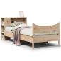 Preview: Massivholzbett ohne Matratze 75x190 cm Kiefernholz
