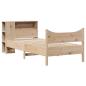 Preview: Massivholzbett ohne Matratze 75x190 cm Kiefernholz