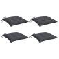 Preview: Stuhlkissen 4 Stk. Anthrazit 40x40x7 cm Oxford-Gewebe