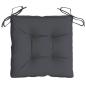 Preview: Stuhlkissen 4 Stk. Anthrazit 40x40x7 cm Oxford-Gewebe