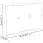 Preview: Palettenkissen Grau Karomuster 60x40x12 cm Stoff