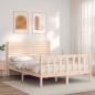 Preview: ARDEBO.de - Massivholzbett ohne Matratze 140x190 cm Kiefernholz