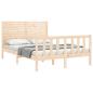 Preview: Massivholzbett ohne Matratze 140x190 cm Kiefernholz