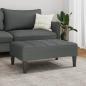 Preview: Fußhocker Dunkelgrau 77x55x31 cm Stoff