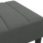 Preview: Fußhocker Dunkelgrau 77x55x31 cm Stoff