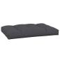 Preview: Palettenkissen Anthrazit 120x80x12 cm Stoff