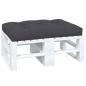 Preview: Palettenkissen Anthrazit 120x80x12 cm Stoff