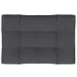 Preview: Palettenkissen Anthrazit 120x80x12 cm Stoff