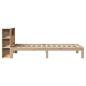 Preview: Massivholzbett mit Regal ohne Matratze 90x190 cm Kiefer