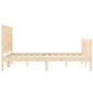Preview: Massivholzbett ohne Matratze 140x190 cm Kiefernholz