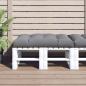 Preview: ARDEBO.de - Palettenkissen Grau 120x80x12 cm Stoff