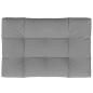 Preview: Palettenkissen Grau 120x80x12 cm Stoff