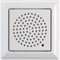 Preview: ARDEBO.de Grothe UP-FG E 230ws Funkgong-Set mit Sprachausgabe, 80 x 80 x 11 mm, 13 Melodien, 250 m, weiß (43770)