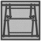 Preview: Gartentisch Klappbar Anthrazit 38x38x38 cm Stahlgitter