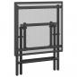 Preview: Gartentisch Klappbar Anthrazit 38x38x38 cm Stahlgitter