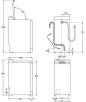 Preview: AEG LTR6E41268 6kg Toplader Waschmaschine, 40 cm breit, 1200 U/Min, Aqua Control, Nachlegefunktion, SoftOpening, weiß
