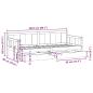 Preview: Tagesbett mit Schubladen 90x200 cm Massivholz Kiefer