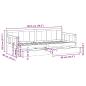 Preview: Tagesbett mit Schubladen 90x190 cm Massivholz Kiefer