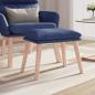 Preview: ARDEBO.de - Fußhocker Blau 45x29,5x35 cm Stoff