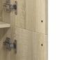 Preview: Highboard Sonoma-Eiche 70x35x180 cm Holzwerkstoff