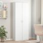 Preview: ARDEBO.de - Highboard Weiß 70x35x180 cm Holzwerkstoff