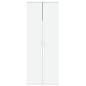 Preview: Highboard Weiß 70x35x180 cm Holzwerkstoff