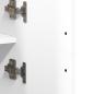 Preview: Highboard Weiß 70x35x180 cm Holzwerkstoff