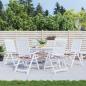Preview: ARDEBO.de - Gartenstuhl-Kissen 6Stk. Rot Karomuster 40x40x3cm Oxford-Gewebe