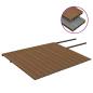 Preview: WPC Terrassendielen mit Zubehör Braun und Grau 30 m² 4 m