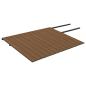 Preview: WPC Terrassendielen mit Zubehör Braun und Grau 30 m² 4 m