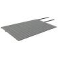 Preview: WPC Terrassendielen mit Zubehör Braun und Grau 40 m² 4 m