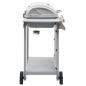 Preview: Gasgrill mit 6 Flammen Edelstahl Silbern