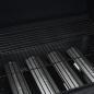 Preview: Gasgrill 4+1 Flammen Schwarz Stahl
