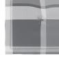 Preview: Gartenstuhl-Kissen 6 Stk. Grau Karomuster 50x50x3 cm