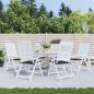 Preview: ARDEBO.de - Gartenstuhl-Kissen 6 Stk. Schwarz 50x50x3 cm Oxford-Gewebe