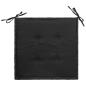 Preview: Gartenstuhl-Kissen 6 Stk. Schwarz 50x50x3 cm Oxford-Gewebe