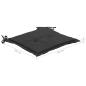 Preview: Gartenstuhl-Kissen 6 Stk. Schwarz 50x50x3 cm Oxford-Gewebe
