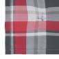 Preview: Gartenstuhl-Kissen 6Stk. Rot Karomuster 50x50x3cm Oxford-Gewebe