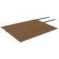 Preview: WPC Terrassendielen mit Zubehör Braun und Grau 35 m² 4 m